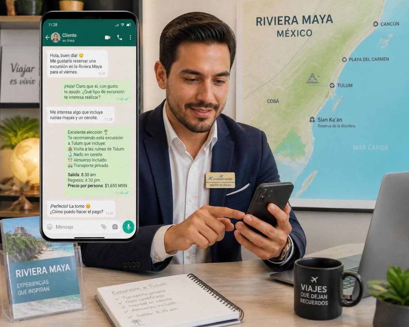 découvrez comment whatsapp facilite la réservation d'excursions au mexique, offrant une communication rapide et simple pour organiser vos aventures.