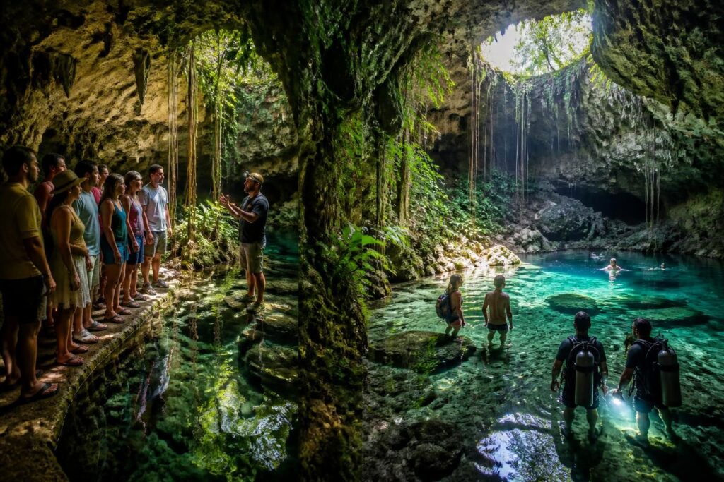 découvrez les cénotes en choisissant entre une visite guidée enrichissante ou un accès libre pour explorer à votre rythme. faites le meilleur choix pour une expérience unique au cœur de la nature.