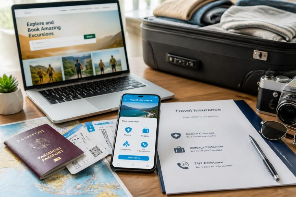 découvrez les points essentiels à vérifier pour votre assurance voyage et vos excursions afin de partir l'esprit tranquille et bien protégé lors de vos aventures.