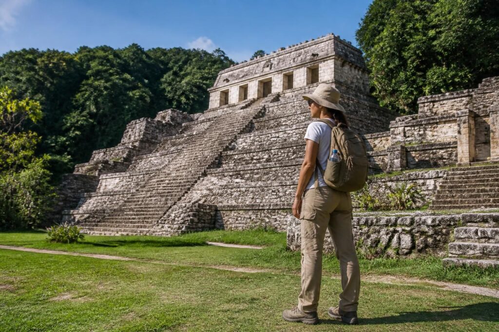 découvrez nos conseils pour bien choisir votre tenue lors de la visite d'un site archéologique maya et profiter d'une exploration confortable et sereine.