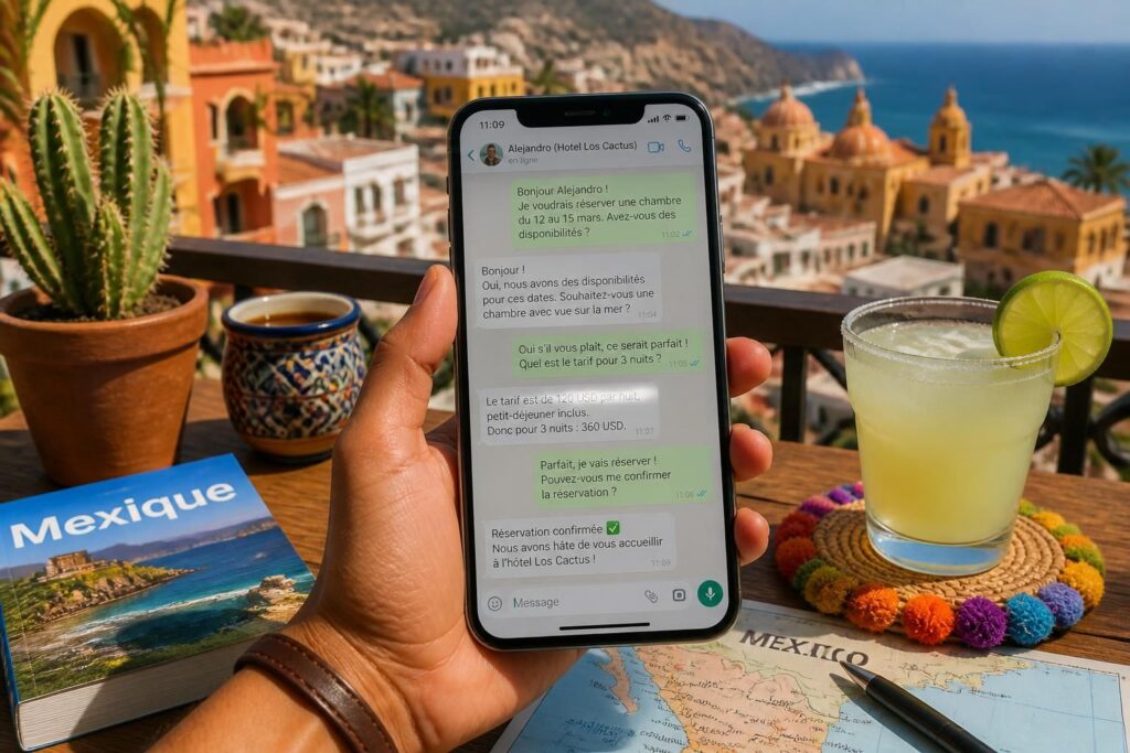 découvrez comment utiliser whatsapp pour réserver facilement vos services et hébergements au mexique grâce à notre guide complet étape par étape.