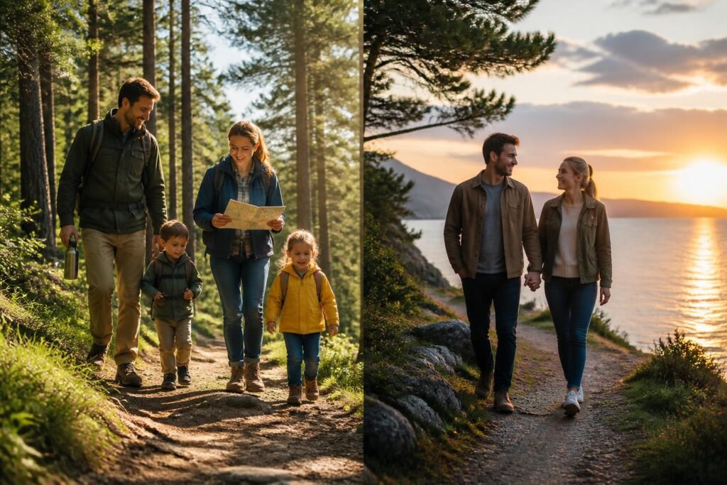 découvrez les différences entre les excursions populaires pour les familles et les couples, et trouvez celle qui convient le mieux à votre prochain voyage.