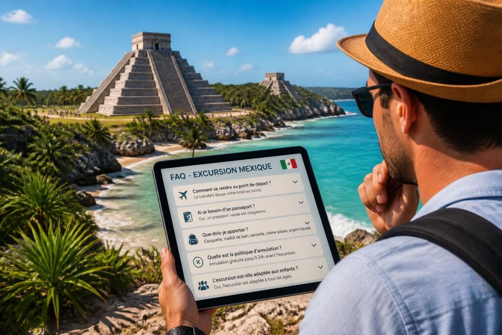 découvrez notre faq complète pour tout savoir avant de réserver votre excursion au mexique : conseils, astuces et informations essentielles pour un voyage réussi.